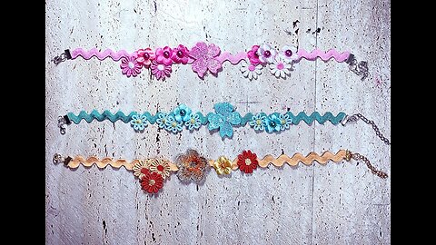 Make Amazing Choker Necklaces with Zigzag Ribbons | Fashion Inspiration | Recycled Materials