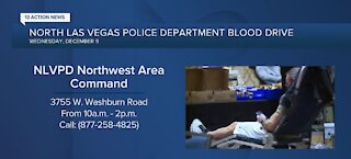 North Las Vegas police department blood drive tomorrow