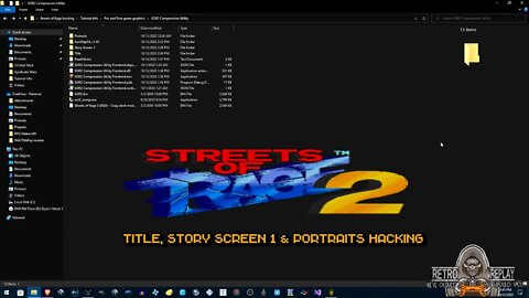 SOR2 - Title and Story screen replacement