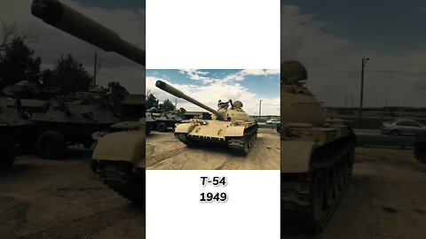 evolution of Russian Tank #military #tank #russian #sovietunion #shorts