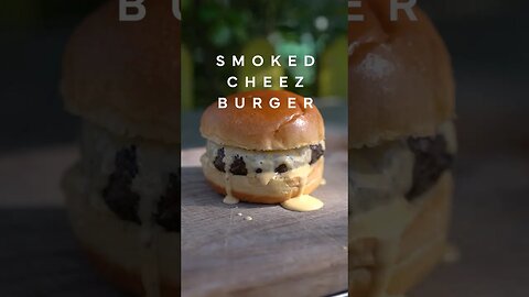 Intuitive Cooking: Smoked Cheez Burger #shorts #nomad #cooking #food #asmr #cheese #burger #chef
