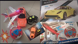 RC Airplane ✈️ Remote control Unboxing & Testing Ahmed Ali Toys