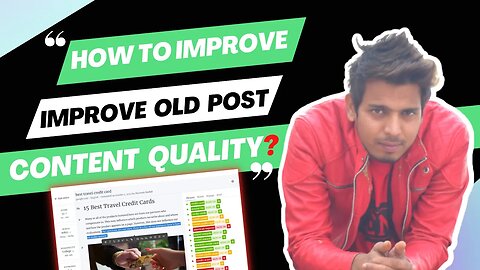 How to Improve Your Old Blog Posts Content Quality | ContentPace Tutorial