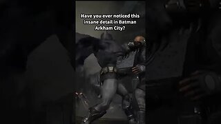 Ever notice this crazy detail in Batman Arkham City? #shorts