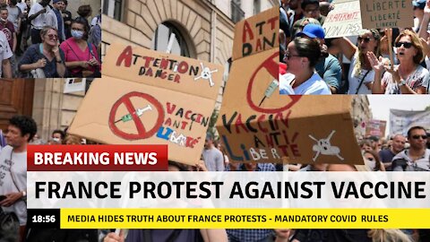 France Protests EXTREME New Vaccine Laws
