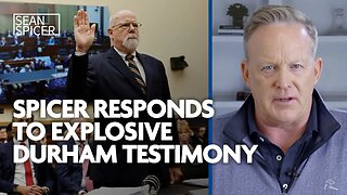 Sean Spicer RESPONDS to explosive Durham Testimony showing WEAPONIZATION of FBI