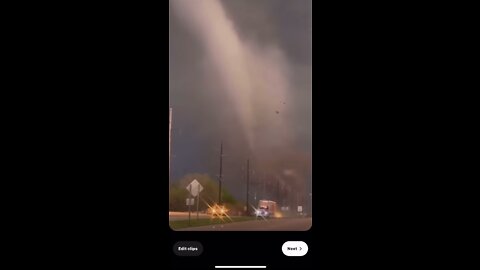 Out running a Tornado