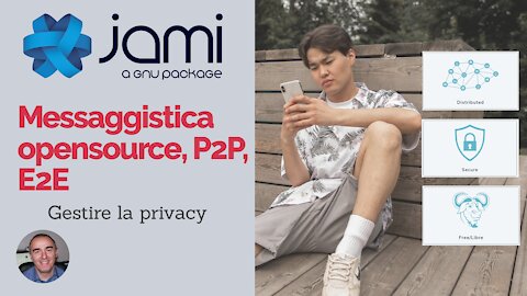 Jami: Messaggistica istantanea opensource, peer 2 peer, decentralizzata, rispettosa della privacy