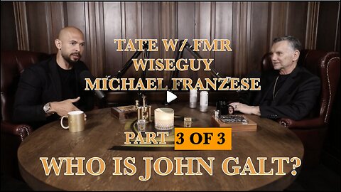 PART 3 FMR WISE GUY GANGSTER MICHAEL FRANZESE SITSDOWN W/ ANDREW TATE. SOLUTION 4 OUR WORLD. JGANON
