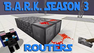 Modded Minecraft BARK S3 ep 9 - Modular Routers Are Cool.