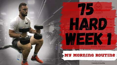 75 HARD WEEK 1 // My Morning Routine + rules for 75 hard