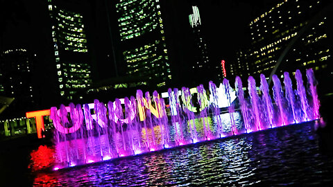 Toronto glowing 3D sign