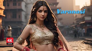 4k Ai Lookbook Girl l Lehenga Choli | Varanasi #ailookbookgirl #aibeauty