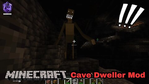 Exploring A Minecraft World Using The Most TERRIFYING Mod | Cave Dweller