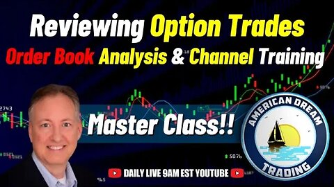 Options Trading Strategies - Master Class In Order Book Analysis & Channel Charting