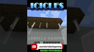 Icicles In Minecraft