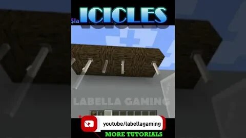 Icicles In Minecraft