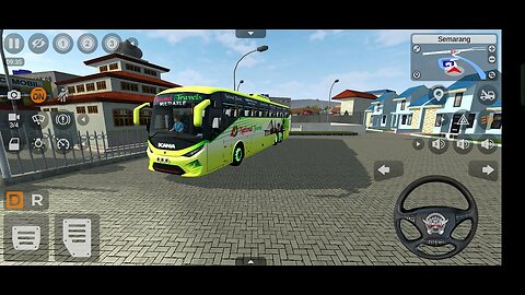 bus simulation Indonesia | tour trip | National travel bus