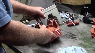 Chainsaw Cases & Crank Bearing Replacement - Case Assembly