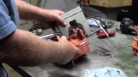 Chainsaw Cases & Crank Bearing Replacement - Case Assembly