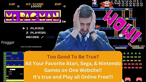 Play Atari Sega and Nintendo Games Online Free #shortvideo