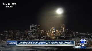 Here’s what’s up with those low-flying helicopters you keep hearing at night in the Denver metro