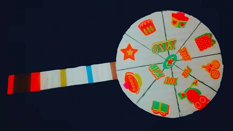 DIY Cardbord Spinning Wheel | How To Make a Spinning Wheel With Cardbord - Prize Wheel