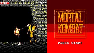 1993 Mortal Kombat Arcade Game. Classic and Retro No Commentary Gameplay. | Piso games