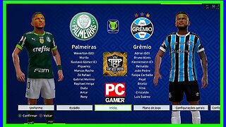 PALMEIRAS X GRÊMIO - PES2021 PATCH THE BEST 9.9.1 BRASILEIRÃO 2023 - QUINTA RODADA