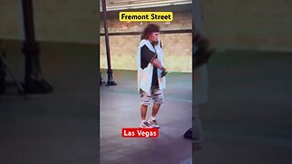 The real Slim Shady on Fremont St., Las Vegas ￼