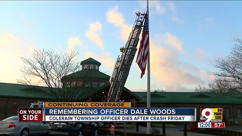 Just months before he died, Colerain Officer Dale Woods helped save a blind woman from a fire