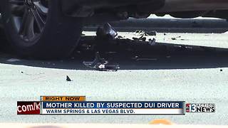 Mother killed by suspected DUI driver