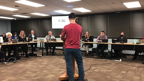 Jen Olson's Son Addressing the Wentzville Board of Education - 12/16/21 - Books and Learning Styles
