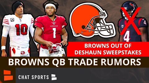 NOW: Browns OUT For Deshaun Watson Trade | Browns QB Targets Ft. Derek Carr & Kyler Murray