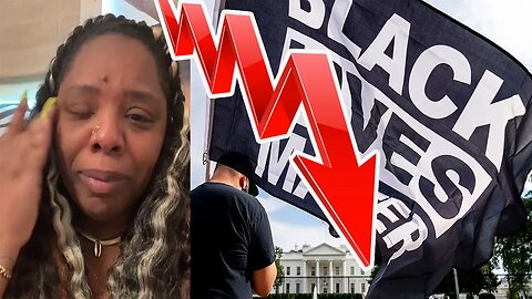 Support for the MARXIST Black Lives Matter organization FALLS OFF A CLIFF, but there is a problem!