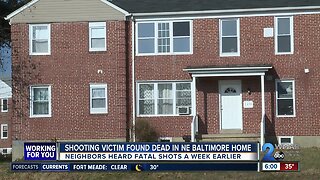 Shooting victim found dead in Northeast Baltimore home