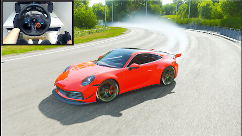 Porsche 911 CARRERA S - Forza Horizon 4 - Logitech g29 steering wheel + shifter gameplay | HD