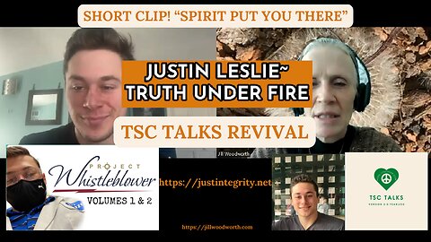 JUSTIN LESLIE~TRUTH UNDER FIRE "SPIRIT PUT YOU THERE" (short clip)
