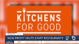 Non-profit helps staff restaurants