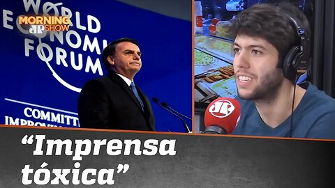 Bolsonaro foi tão mal em Davos, como os críticos dizem? Coppolla fala em “imprensa tóxica”