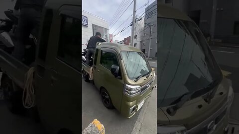 Scooter in a Kei Truck - Doesn’t get much better! #kei #japan