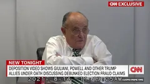 Rudy Giuliani challenged under oath on his election lies