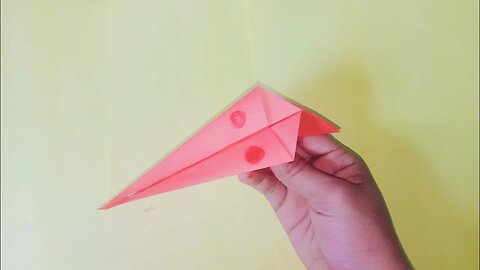 Origami paper airplane // How to fold a paper airplane to fly forever and not fall all day