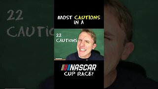 Most Cautions in a NASCAR Cup Race? | #Shorts