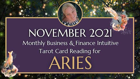 ♈ ARIES 🐏 | NOVEMBER 2021 | LET OTHERS DEAL WITH ENERGY VAMPIRES! | BUSINESS & MONEY Tarot Reading