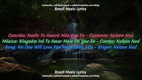 Brazilian Music: No One Will Love You More Than I Do - Singer: Nelson Ned ​