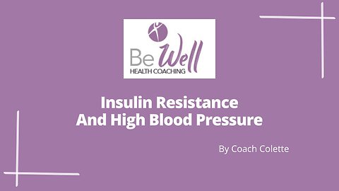 Insulin Resistance and High Blood Pressure