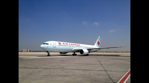 Spectacular Air Canada Takeoffs in Winter's Embrace