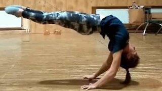 Acrobat is ridiculously flexible