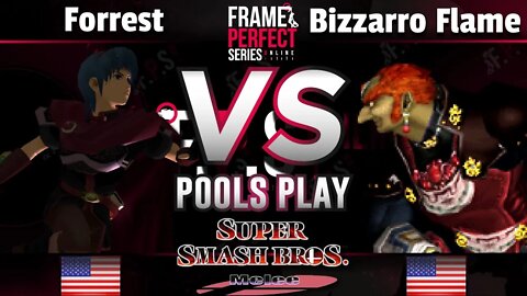 FPS2 Online Pools - Forrest (Marth/G&W) vs Bizzarro Flame (Ganondorf) - Smash Melee